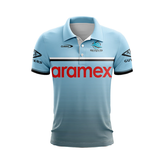Cronulla Sutherland Sharks 2023 Training Polo Shirt