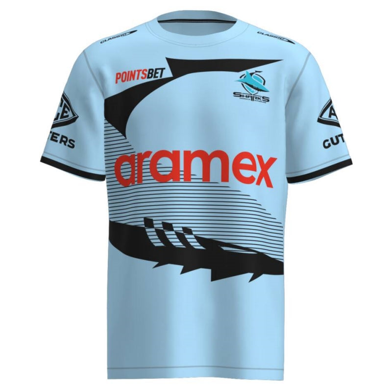 Cronulla Sutherland Sharks 2023 Warm Up Jersey