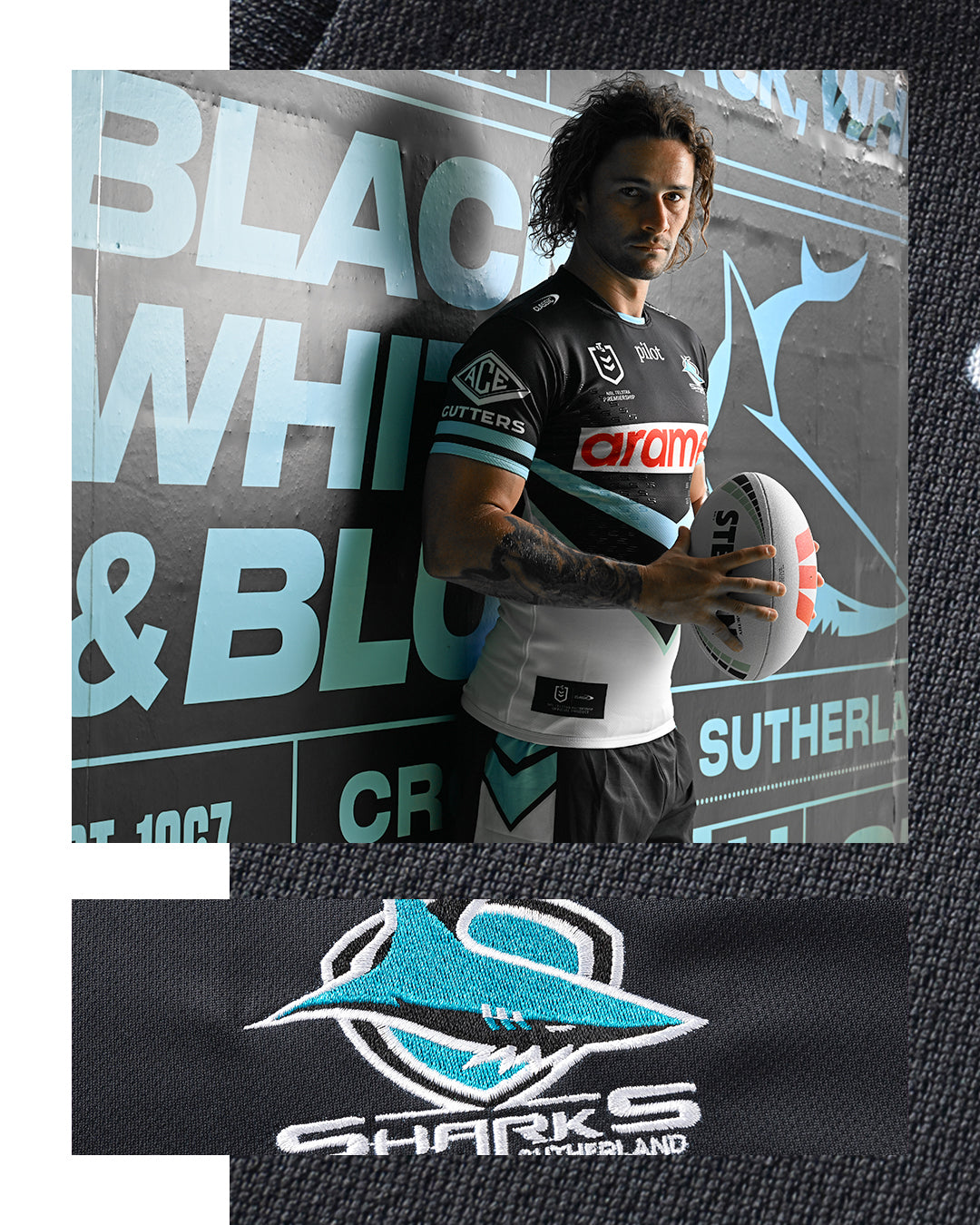 Cronulla Sutherland Sharks 2025 Away Jersey