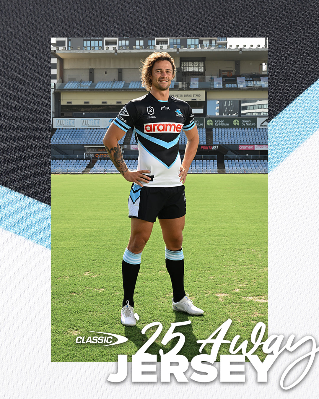 Cronulla Sutherland Sharks 2025 Away Jersey