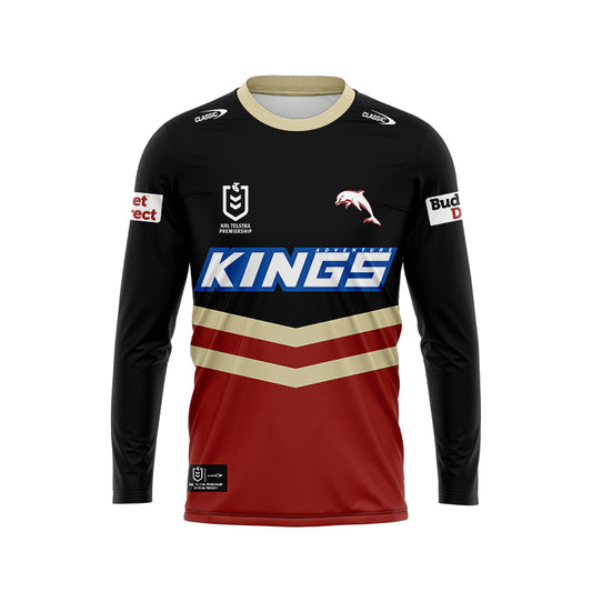 Redcliffe Dolphins 2024 Long Sleeve Alternate Shirt