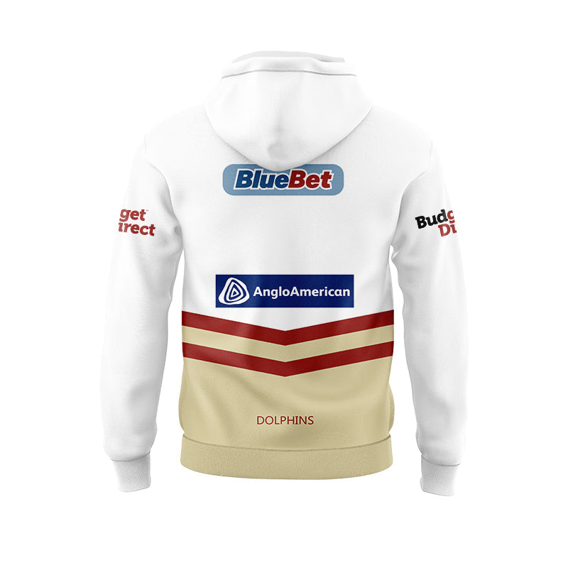 Redcliffe Dolphins 2024 Away Hoodie With Zipper