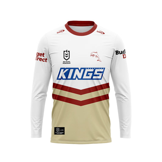 Redcliffe Dolphins 2024 Long Sleeve Away Shirt