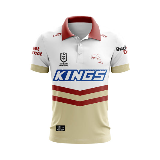 Redcliffe Dolphins 2024 Away Polo Shirt