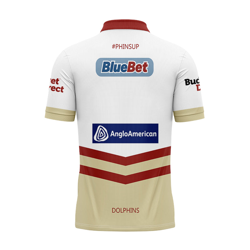 Redcliffe Dolphins 2024 Away Polo Shirt