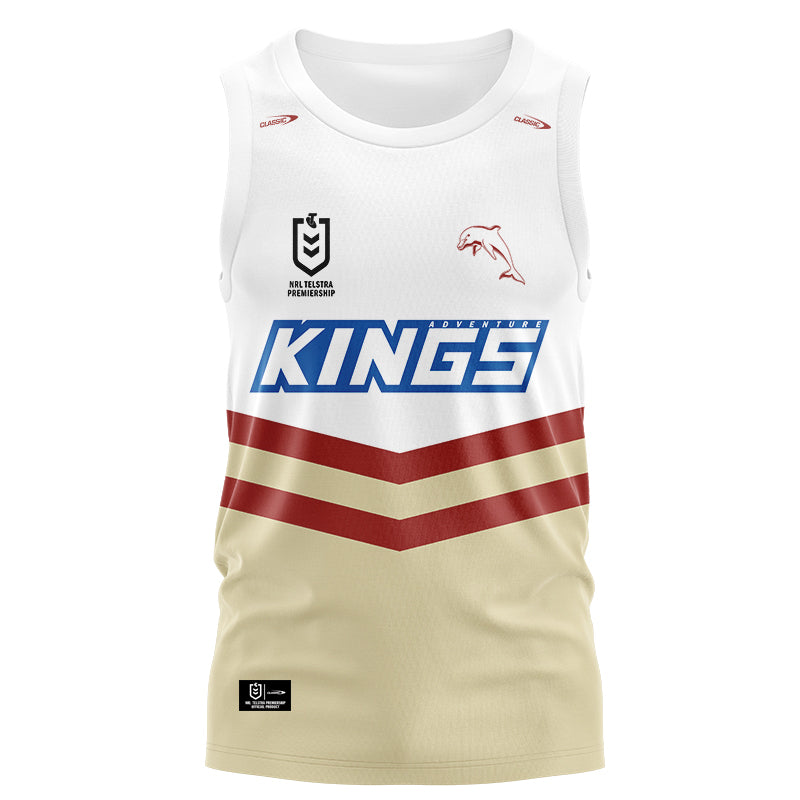 Redcliffe Dolphins 2024 Away Training Singlet