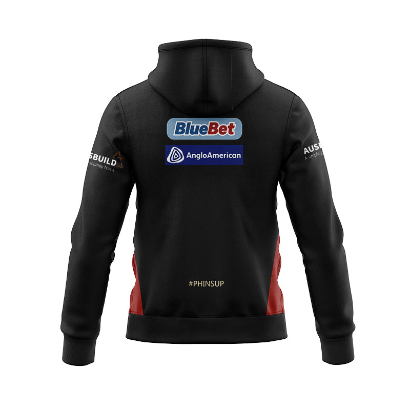 Redcliffe Dolphins 2024 Kids Black Training Hoodie