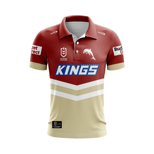 Redcliffe Dolphins 2024 Home Polo Shirt