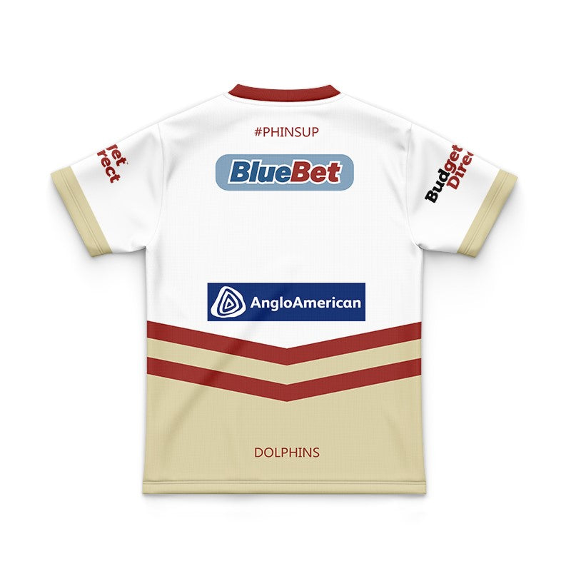 Redcliffe Dolphins 2024 Kids Away Jersey