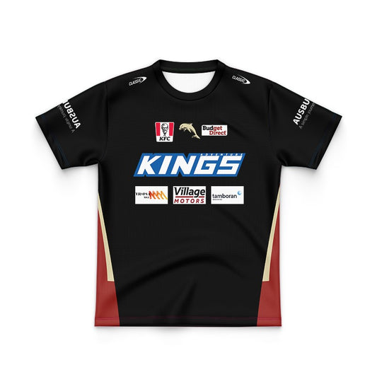 Redcliffe Dolphins 2024 Kids Black Training Jersey
