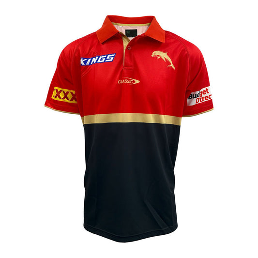 Redcliffe Dolphins 2024 Media Polo Shirt