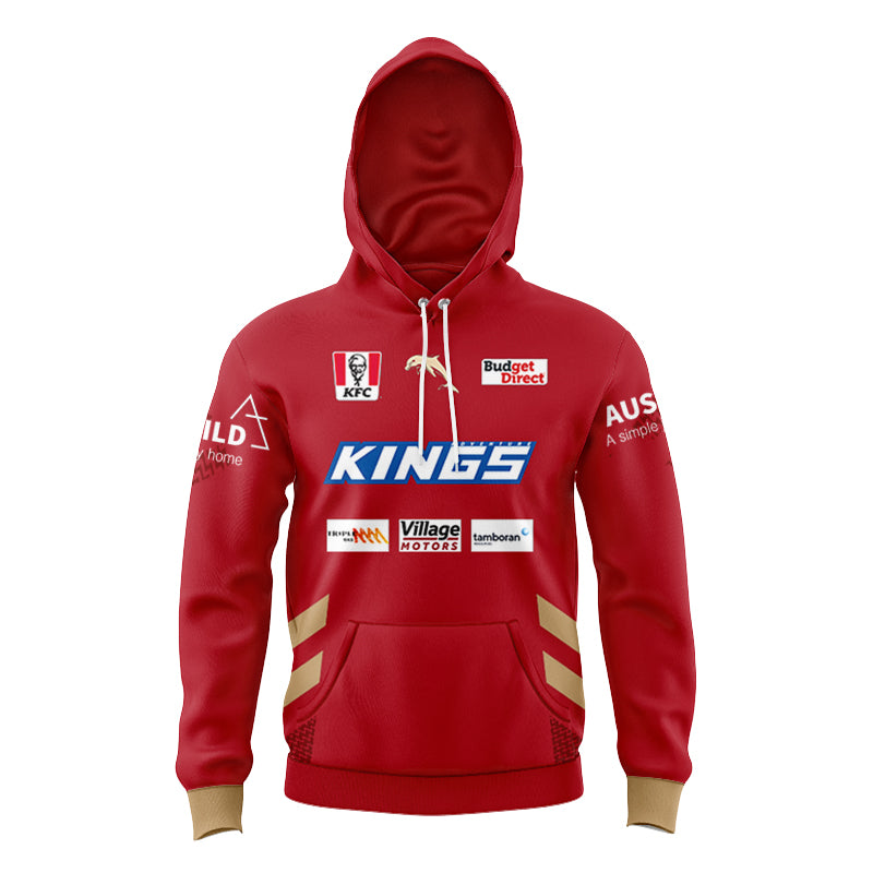 Redcliffe Dolphins 2023 Kids Red Training Hoodie