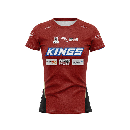 Redcliffe Dolphins 2024 Women's Red Training Jersey