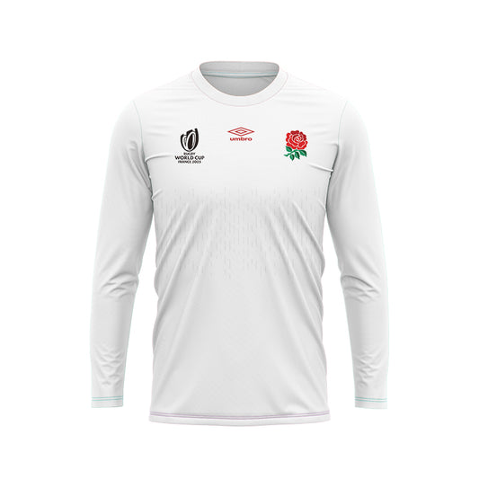 England 2023 Rugby World Cup Long Sleeve Home Shirt