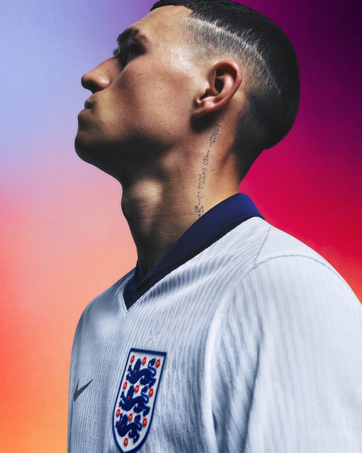 England Soccer Euro 2024 Home Jersey Shirt Kit