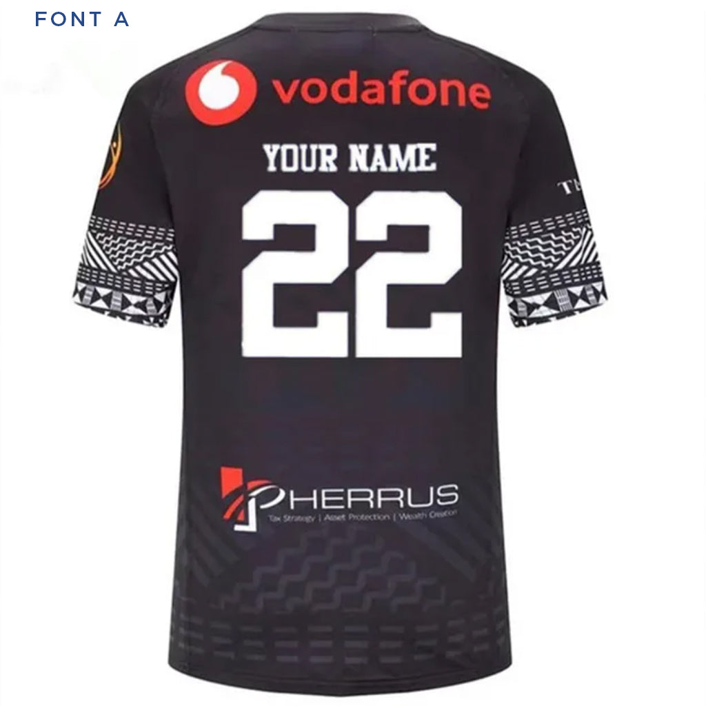 Fiji Bati 2022 Rugby League World Cup Away Jersey