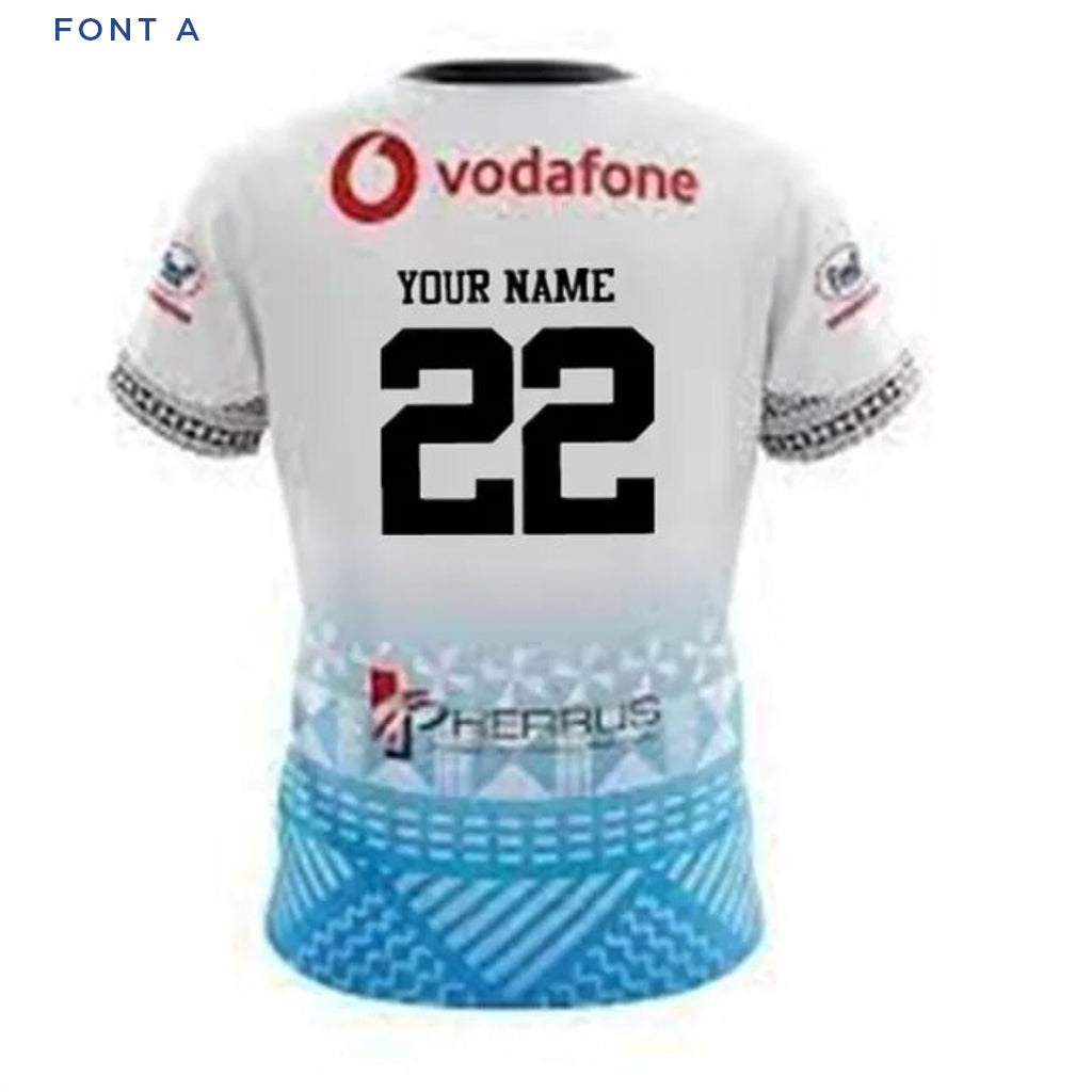 Fiji Bati 2022 World Cup Rugby League Home Jersey