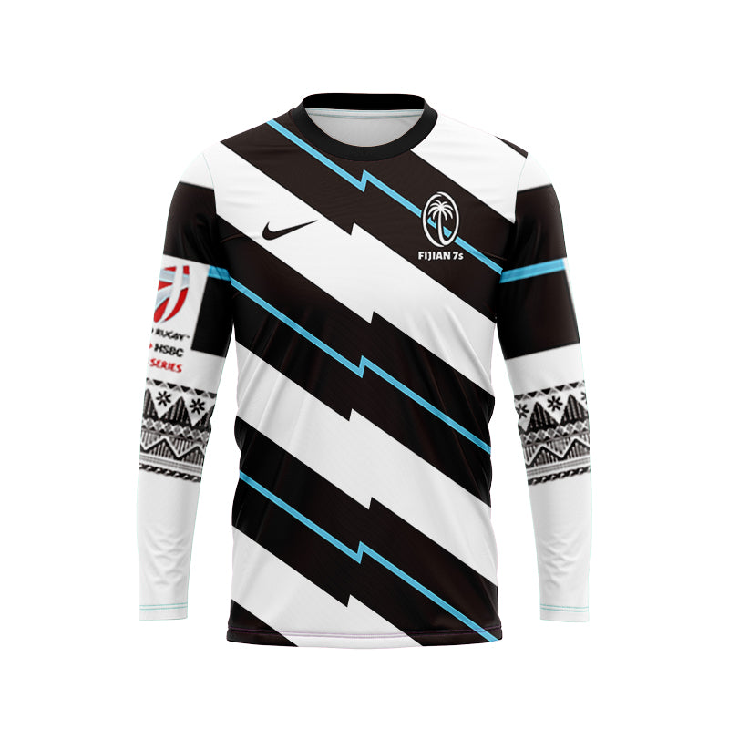 Fiji 2022 Rugby Sevens Long Sleeve Home Shirt