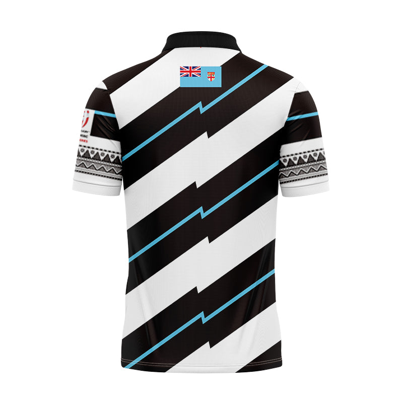 Fiji 2022 Rugby Sevens Home Polo Shirt