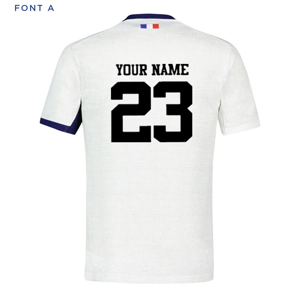 France Les Bleus 2023 Rugby World Cup Away Jersey