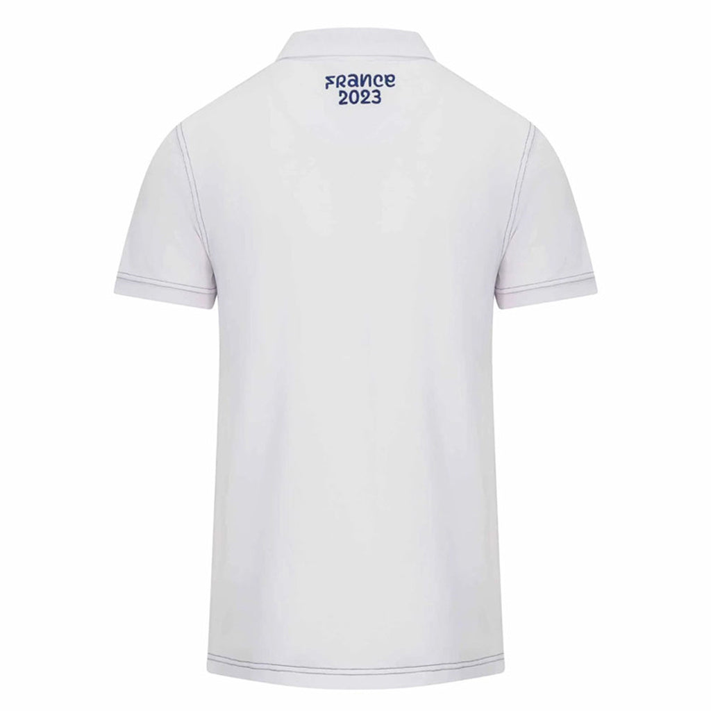 France Les Bleus 2023 Rugby World Cup White Polo Shirt