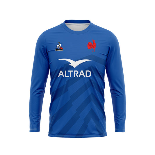 France Les Bleus 6 Nations Rugby Long Sleeve 2023 Home Shirt