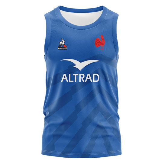 France Les Bleus 6 Nations Rugby 2023 Home Training Singlet