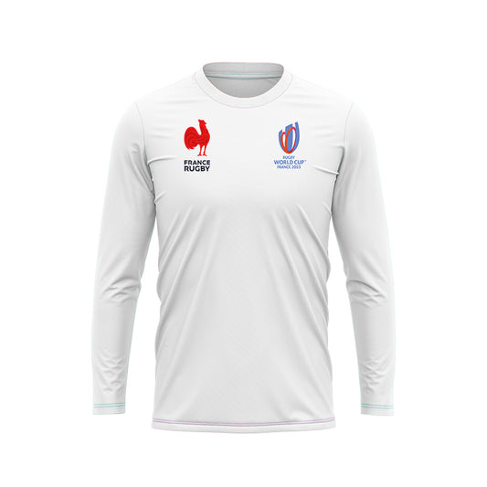 France Les Bleus 2023 Rugby World Cup Long Sleeve Away Shirt