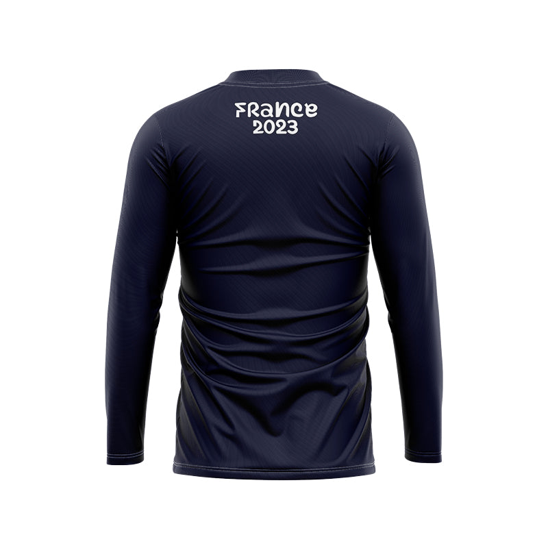 France Les Bleus 2023 Rugby World Cup Long Sleeve Home Shirt