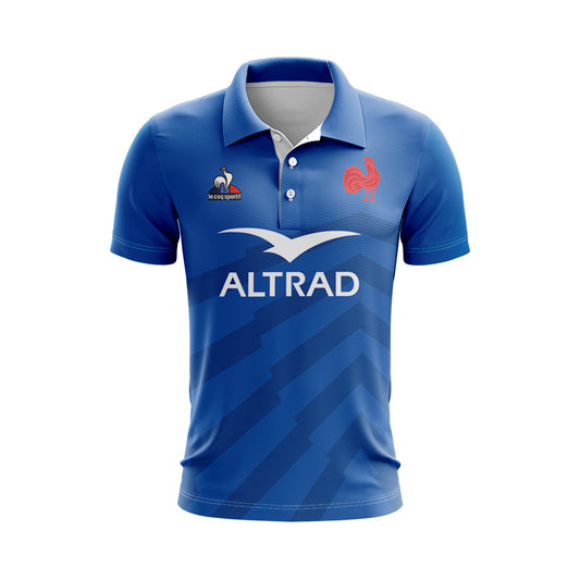 France Les Bleus 6 Nations Rugby 2023 Home Polo Shirt