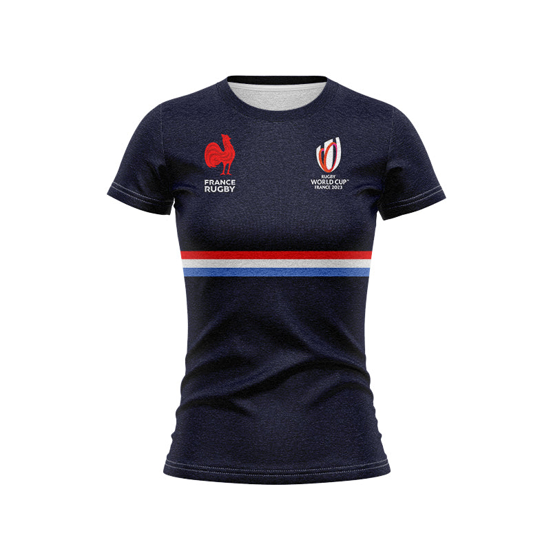 France Les Bleus 2023 Rugby World Cup Women's Navy Blue Training Jersey