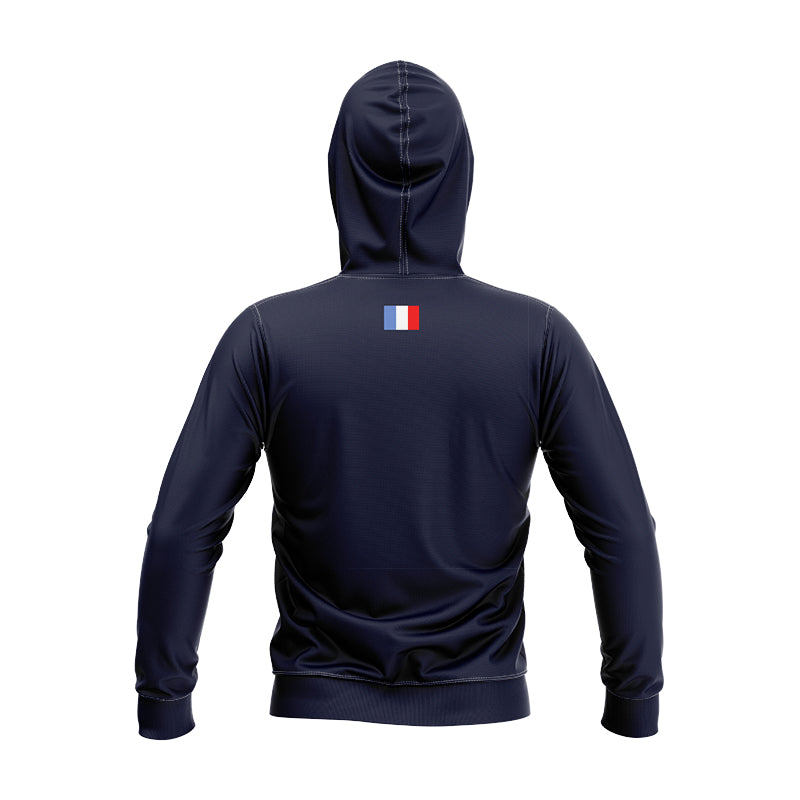 France Les Bleus 2023 Rugby World Cup Kids Navy Blue Training Hoodie