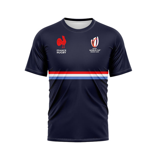 France Les Bleus 2023 Rugby World Cup Navy Blue Training Jersey