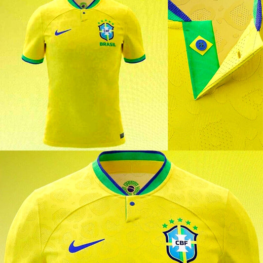Brazil 2022 World Cup Home Jersey Shirt