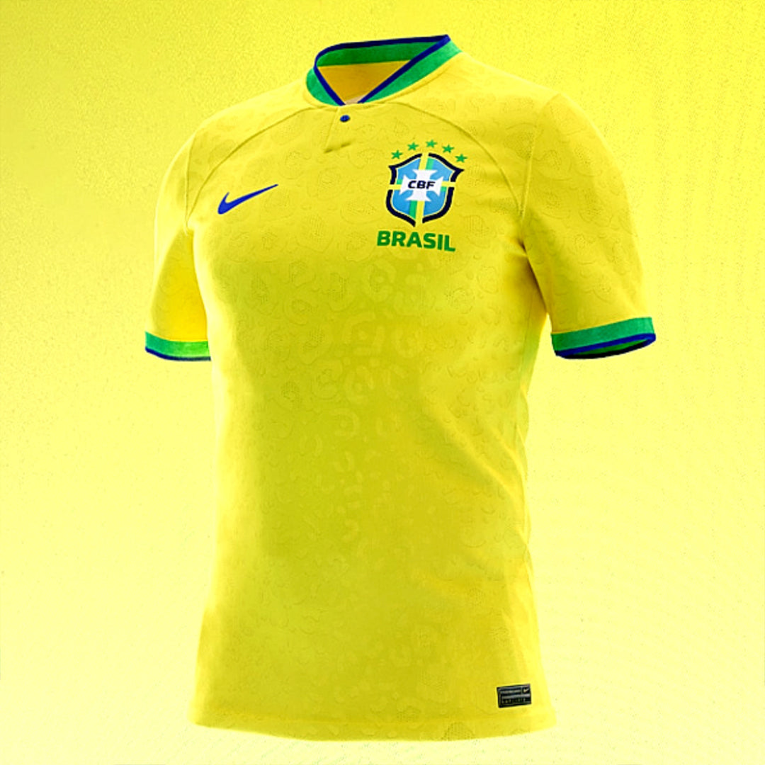 Brazil 2022 World Cup Home Jersey Shirt
