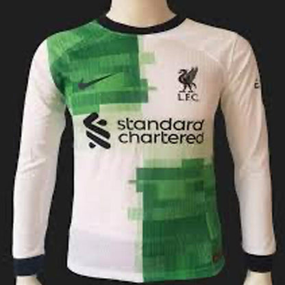 Liverpool 2023/24 Long Sleeve Away Jersey Shirt Kit