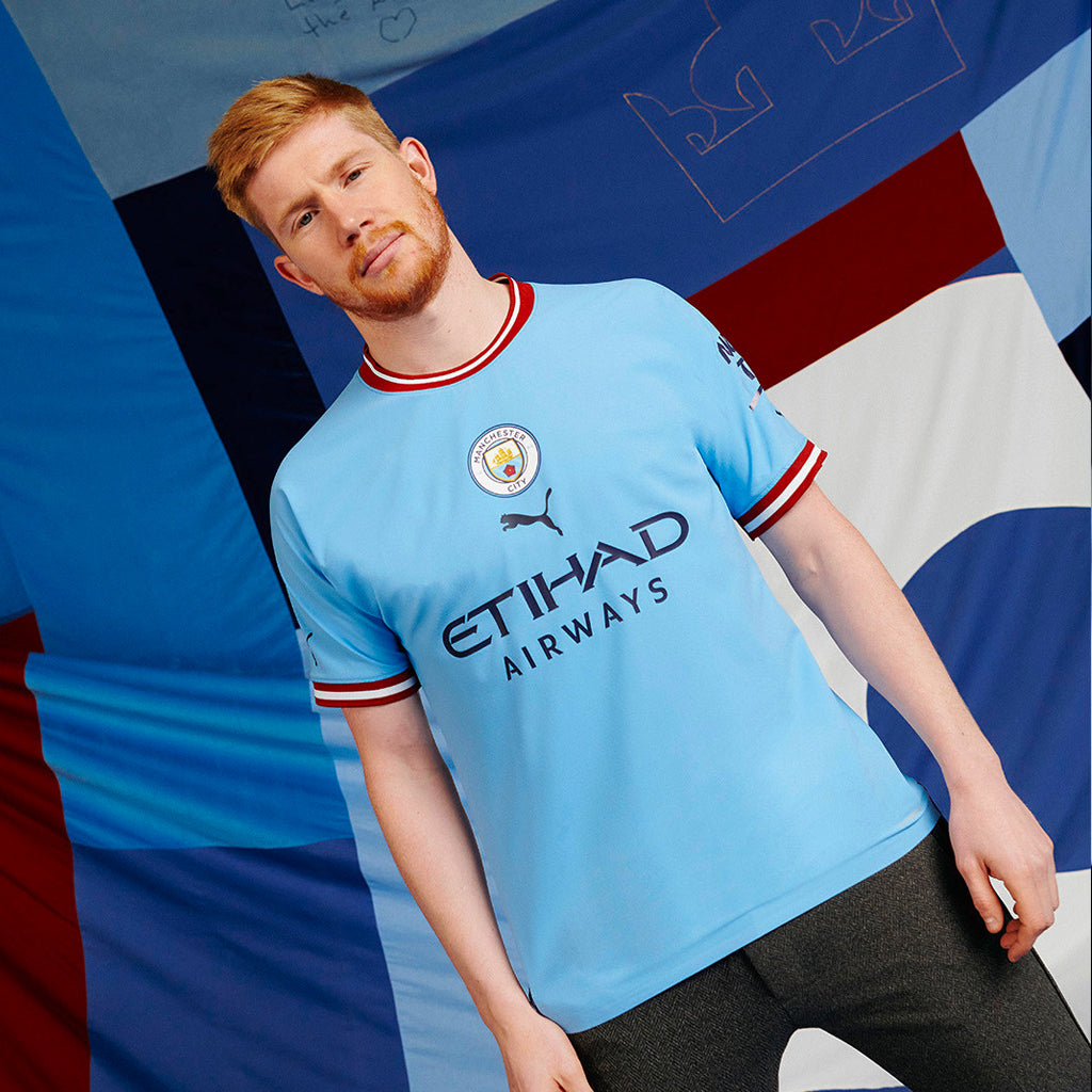 Manchester City 2022/23 Home Jersey Shirt Kit