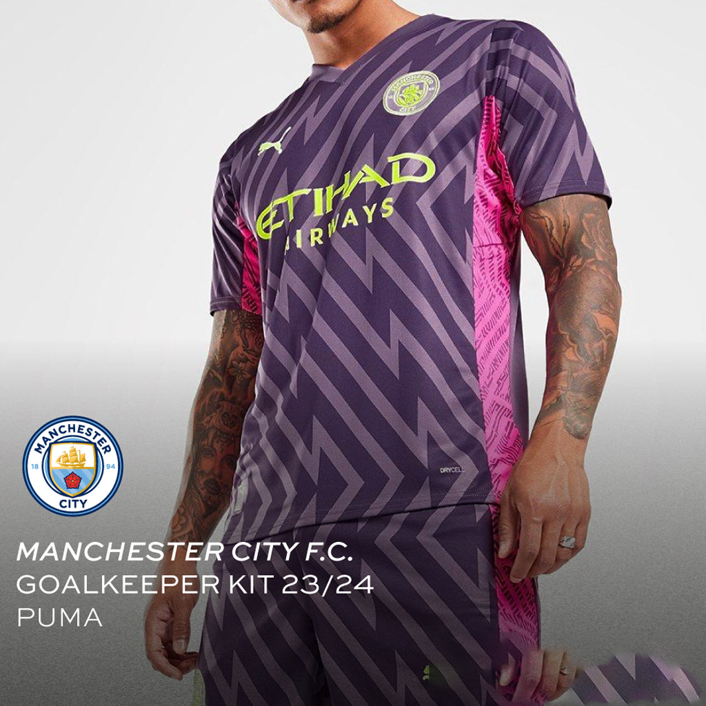 Manchester City 2023/24 Goalkeeper Jersey Shirt Kit # 2 Short Sleeve