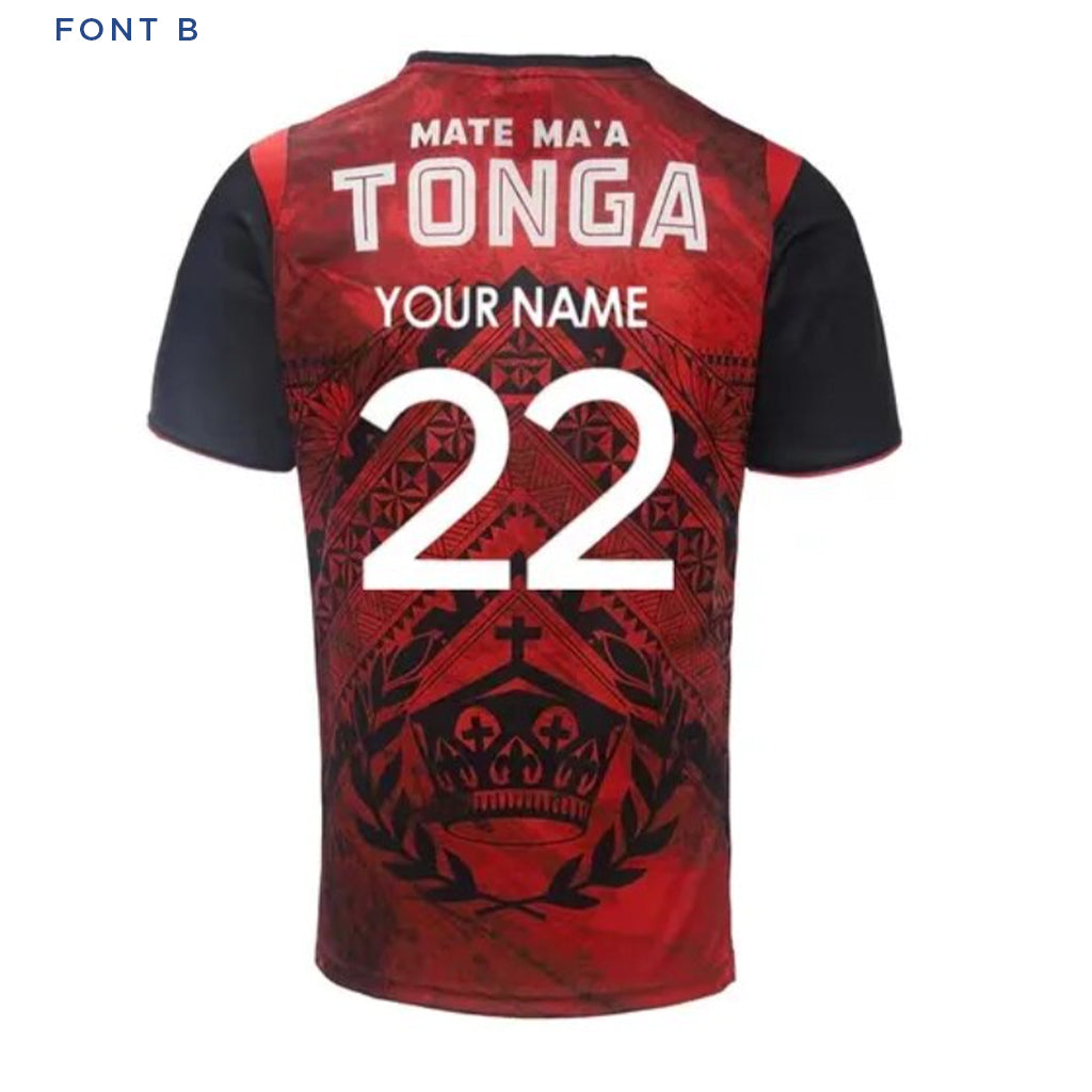Mate Ma'a Tonga 2022 Rugby League Training Jersey