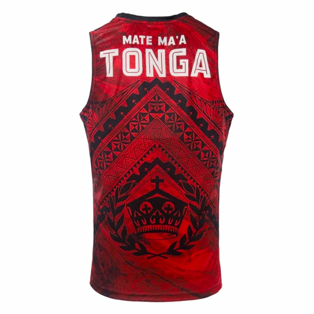 Mate Ma'a Tonga 2022 Rugby League Training Singlet