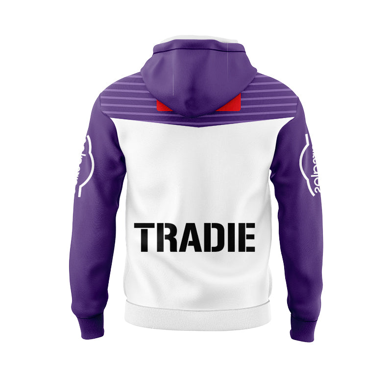 2024 Melbourne Storm Away Hoodie With Zipper