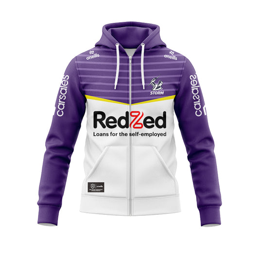 Melbourne Storm 2024 Away Hoodie with Zipper
