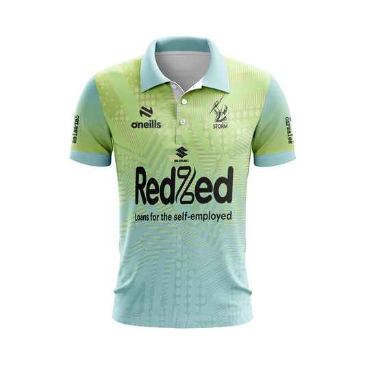 Melbourne Storm 2024 Green Training Polo Shirt