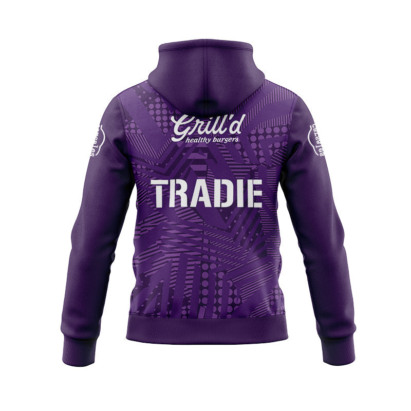 Melbourne Storm 2024 Training Hoodie With Zipper