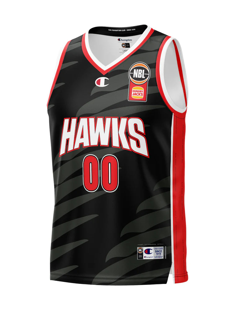 Illawarra Hawks 2024/25 Primary Jersey (Add Your Own Name & Number)