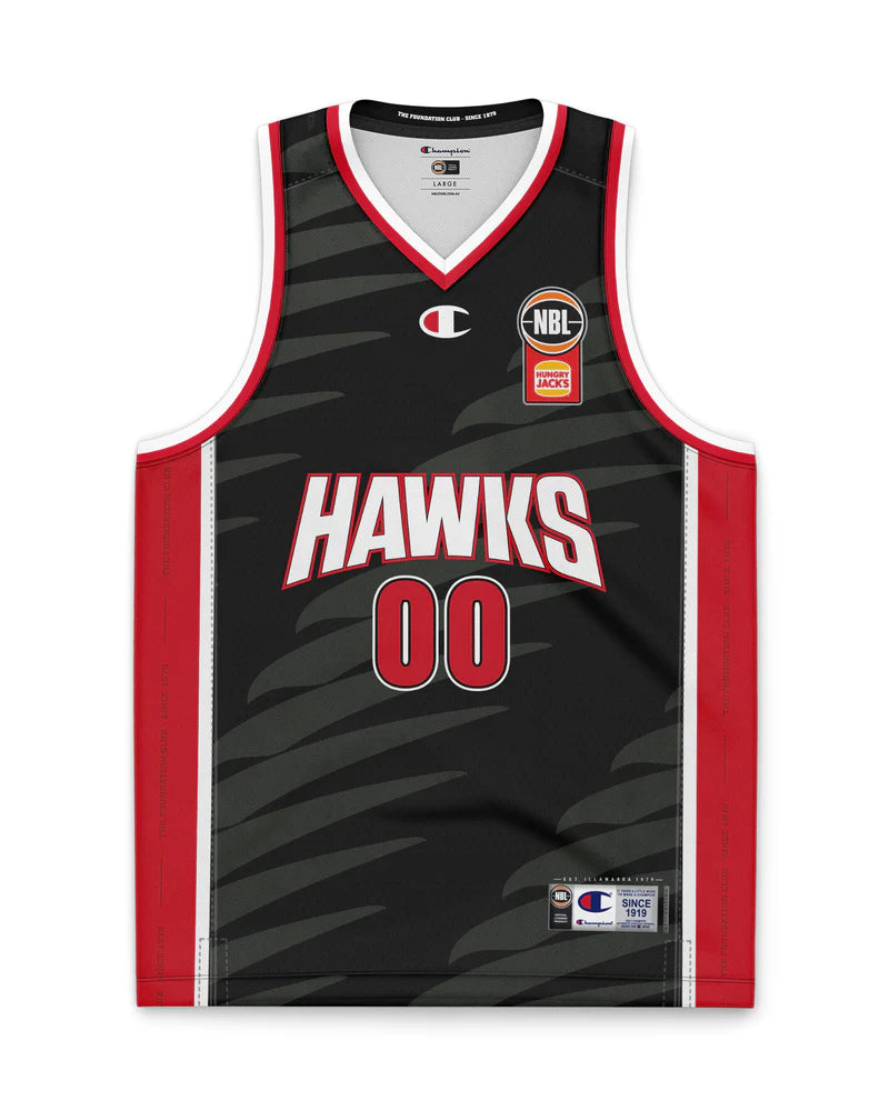 Illawarra Hawks 2024/25 Primary Jersey (Add Your Own Name & Number)