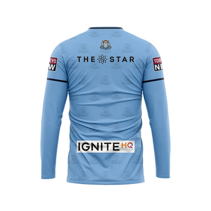 NSW Blues State Of Origin 2023 Long Sleeve Home Shirt