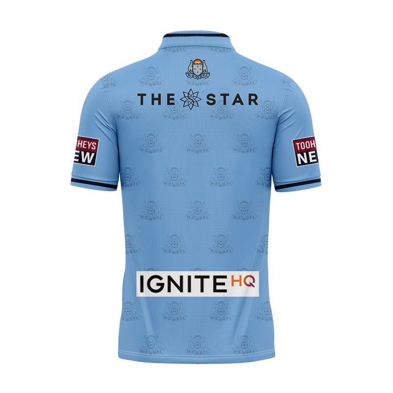NSW Blues State Of Origin 2023 Home Polo Shirt