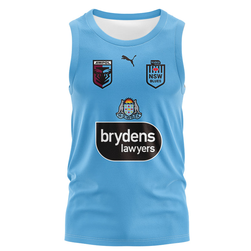 NSW Blues State Of Origin 2022 Home Singlet