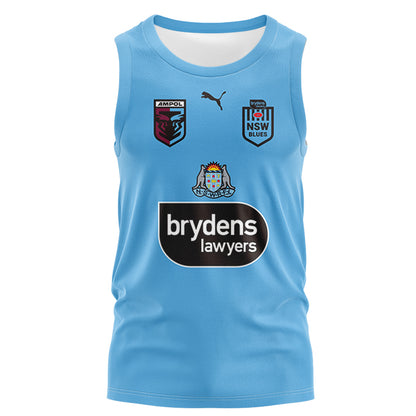 NSW Blues State Of Origin 2022 Home Singlet